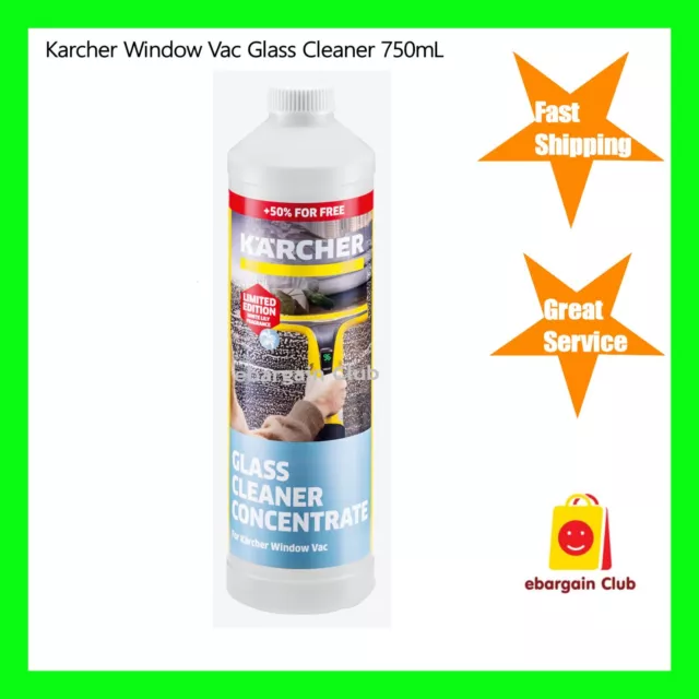 Karcher Glass Cleaner Concentrate 750mL Window Cleaning Limited Edition