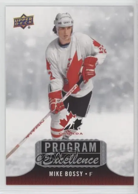 2017 Upper Deck Team Canada Juniors Program of Excellence Mike Bossy #POE-29 HOF