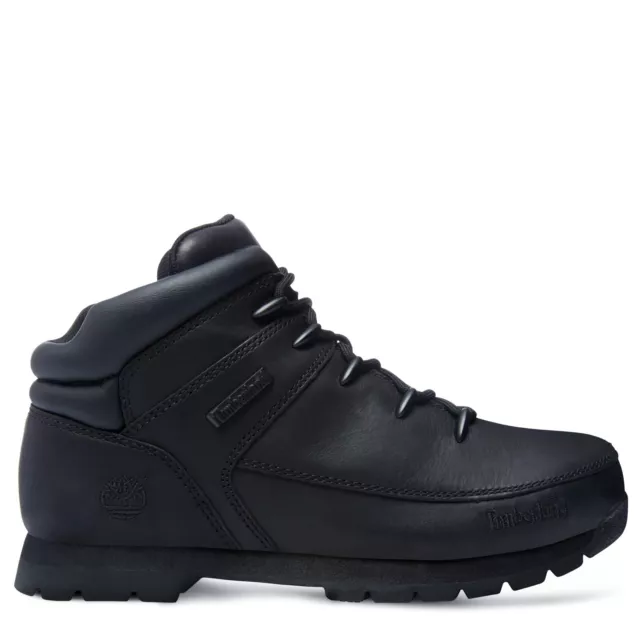 TIMBERLAND EH CALDERBROOK Hiker Boots 87962 Black Leather Uk 3.5