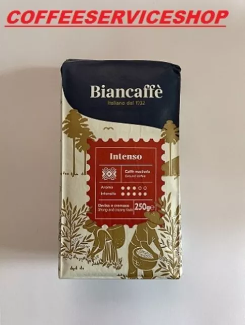 5 Kg Macinato Biancaffe' Espresso Italiano - 20 Pz Da 250 Grammi -