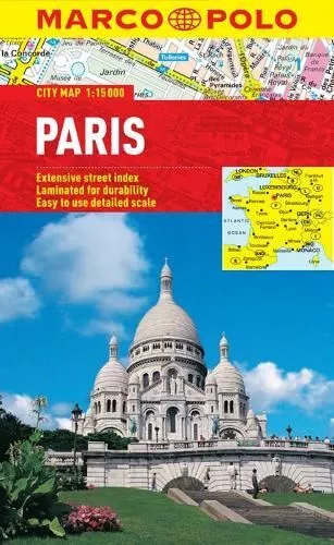 Marco Polo: Paris City Map New Book, Marco Polo, Sheet_map__fold