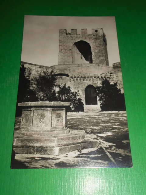 Cartolina Castello Svevo di Oria ( Brindisi ) - Torre dello Sperone 1948.