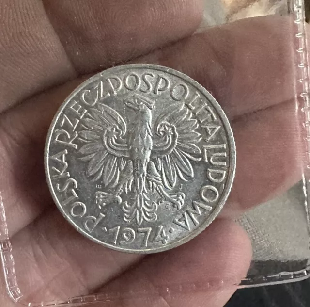 Poland 5 Złotych 1974 UNC