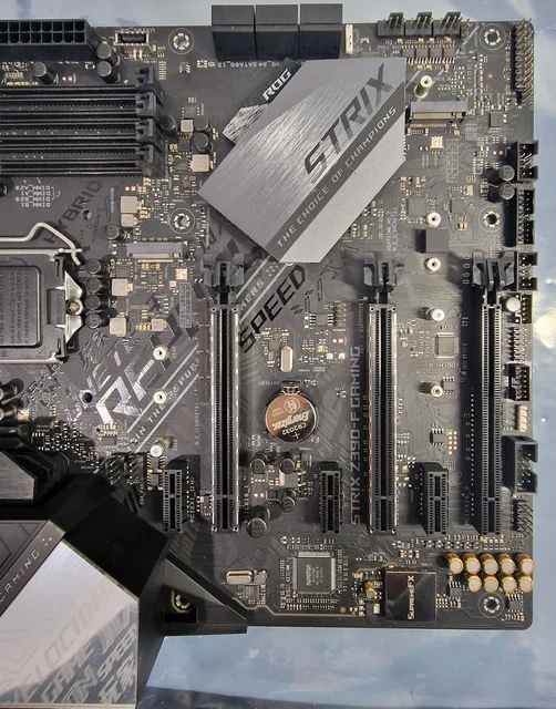 ASUS Z390 STRIX PC motherboard Gaming F ROG LGA 1151 ATX RGB 8th & 9th ...