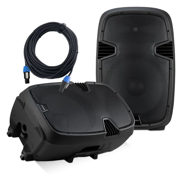 McGREY P215 AKTIV/PASSIV-LAUTSPRECHER SET 800 WATT PAAR BLUETOOTH 2-WEGE DJ PA
