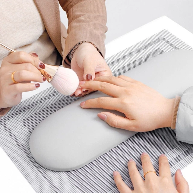 d'oreiller d'ongle Repos-bras d'ongle Manucure repos-mains Cuir Microfibre