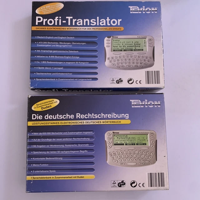Tevion German English Electronic Translator NEW