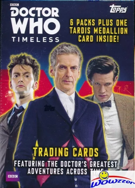 2016 Topps Doctor Who Timeless EXCLUSIVE Factory Sealed Blaster Box-MEDALLION