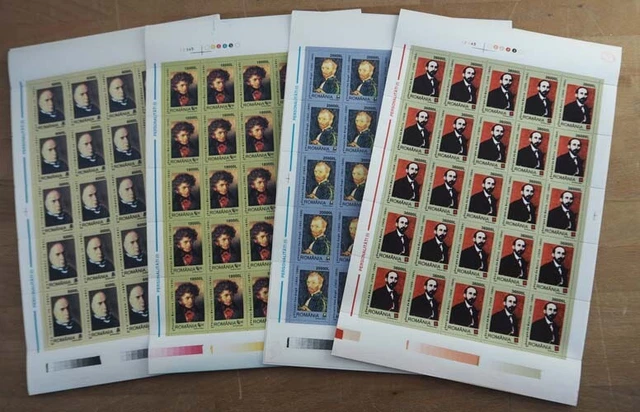 2003 Rumänien; 200 Serien Persönlichkeiten, **/MNH, MiNr. 5712/15, ME 1300,-