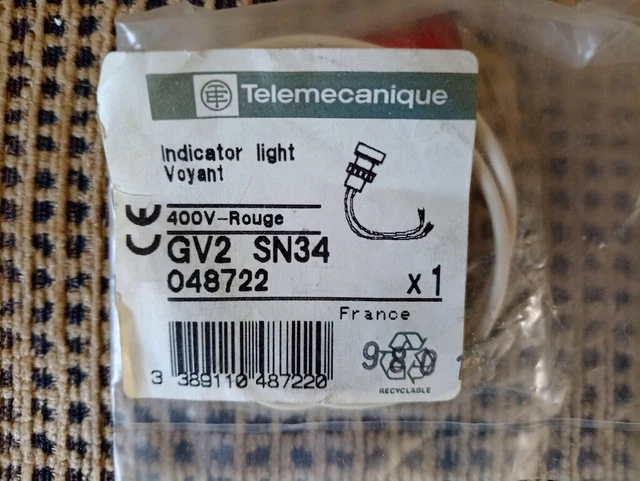 Control lamp GV2SN34 440V red / # 8 2H1 1493
