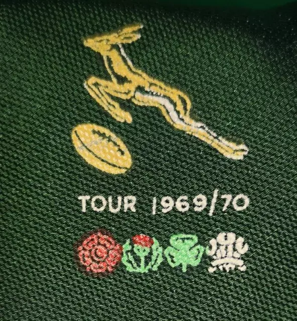 1969–70 South Africa rugby tour of Britain and Ireland Very Rare Rugby Union Tie