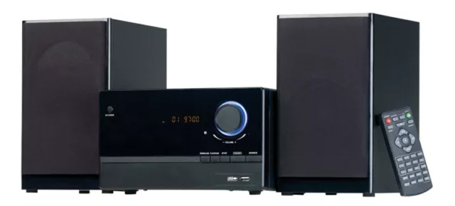 Mini-chaîne "MSX-560" 30 W avec lecteur CD, radio FM, lecteur MP3 et bluetooth