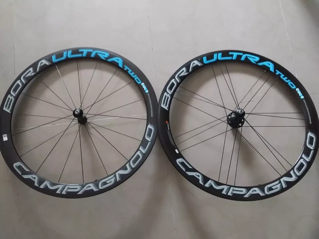 Campagnolo Bora Ultra Two carbon tubular wheelset, Team Movistar Blue Special Ed