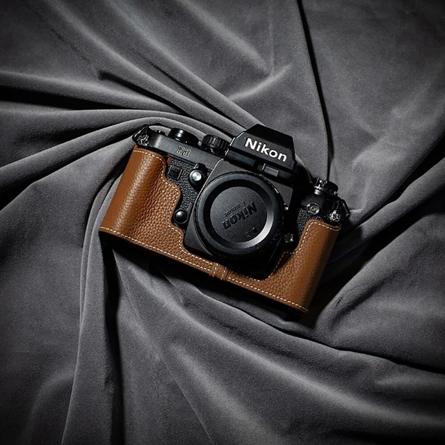 Nikon CF-20 Genuine Leather Case #101 NEAR MINT+++ W/CB-2