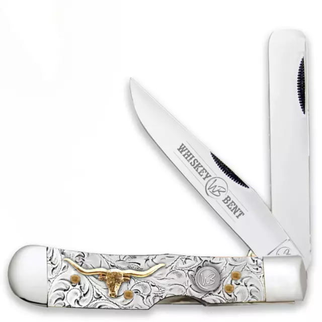 Whiskey Bent® Toro Trapper Bull Cutter Pocket Knife WB45-22