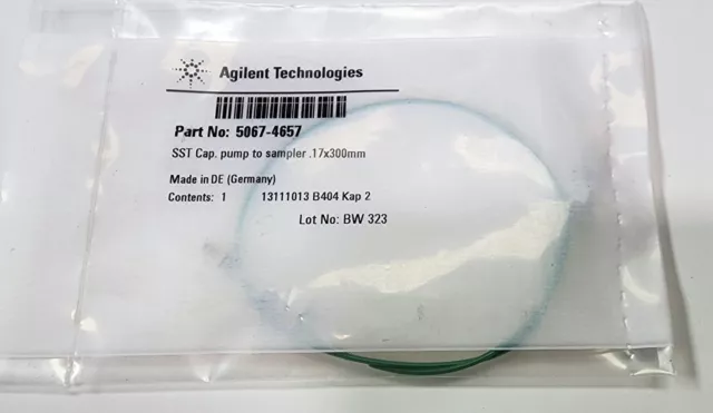 Agilent 5067-4657 Capillary stainless steel 0.17 x 300mm S/S ps/ps (1290 Series)