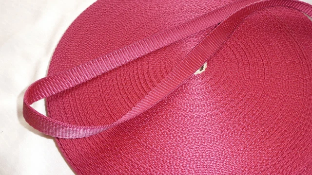 20 mm Polypropylengurtband, 50 Meter Rolle, burgundisch