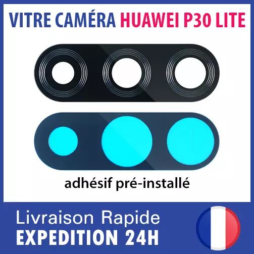 Huawei P30 LITE vitre camera lentille appareil photo arriere lens glass verre