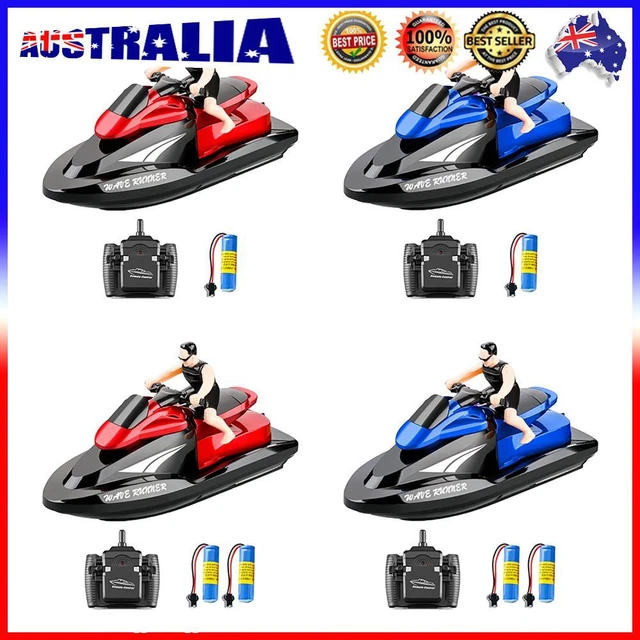 ❤ 3.7V Battery Waterproof 20km/h RC Boat 2.4GHz Remote Control Motorboat Model T