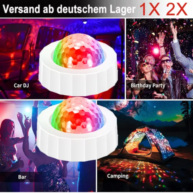 USB DJ Lichter Auto Licht Disco Lichteffekte Bühnenbeleuchtung LED