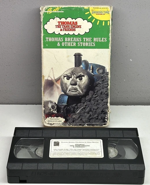THOMAS THE TANK Engine & Friends Thomas Breaks the Rules VHS Video Tape