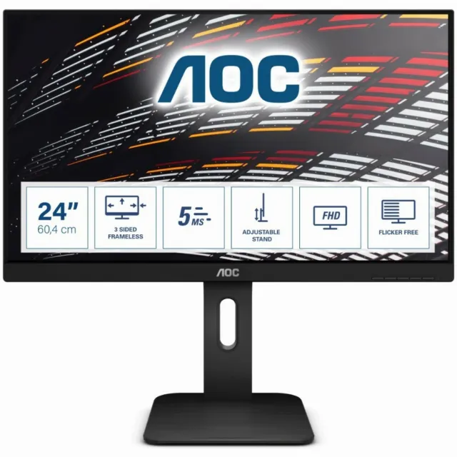 AOC P1 24P1 Computerbildschirm 60,5cm 23.8Zoll Full HD LED Schwarz