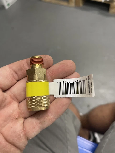 Pressure Washer 1/4" Quick Release Adapter To 1/4" Male Brass Coupling Converter