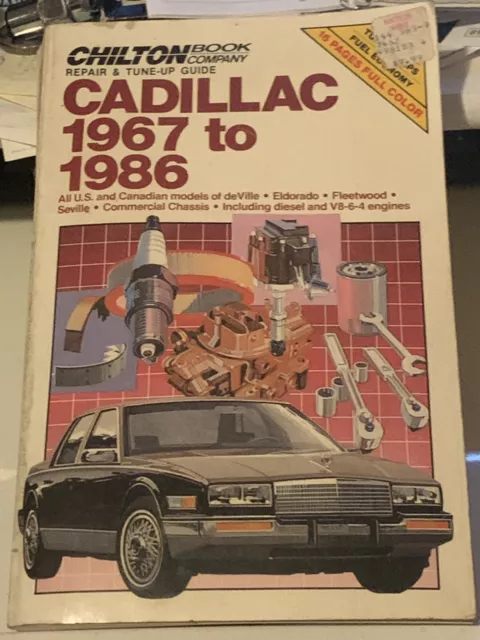 Chiltons Repair & Tune Up Guide 1967-86 Cadillac