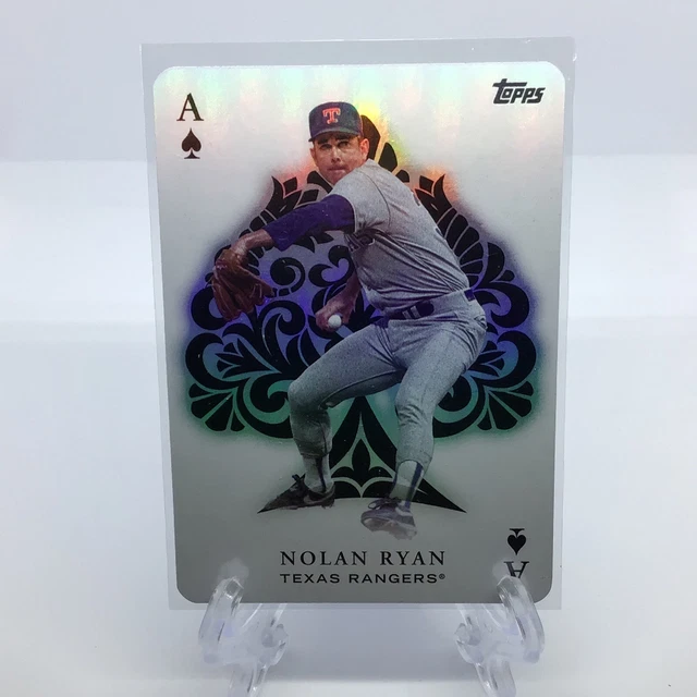 NOLAN RYAN ACE of Spades Rare Insert 2023 Topps Series 1 All Aces AA