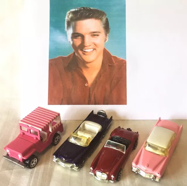 Elvis Presley Memorabilia Lot, Souvenir Drivers Licence & His 4 Favourate Cars