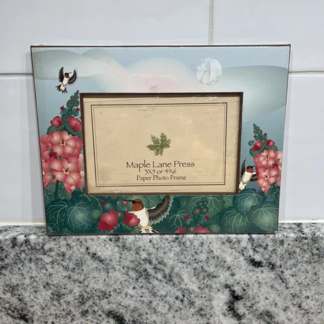 Maple Lane Press Hummingbirds Flowers ￼paper Photo Frame 3x5 or 4x6 Sealed NEW