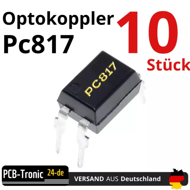 10 Stk Optokoppler PC817 EL817 817 817C FL817C PS817C DIP4 DIP-4 DIP, 1 Kanal DE