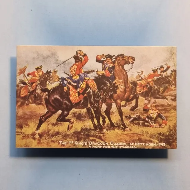 Pre WW1 Military Postcard C1910 Old Harry Payne Kings Dragoon Guards Dettingen