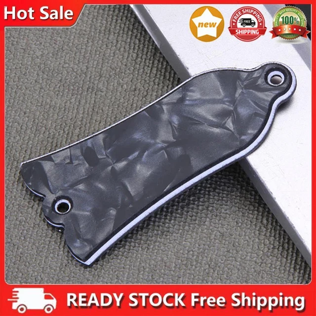2 Löcher Aluminiumlegierung Guitar Truss Rod Cover Glockenform passend für e-Git