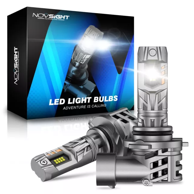 NOVSIGHT LED Headlight Bulbs H11 H9 H8 70W 6500K 16000LM 5-Min Plug and Play UK