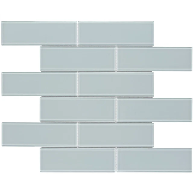 Modern Subway Blue Glossy Glass Mosaic Tile Backsplash Kitchen Bathroom MTO0319
