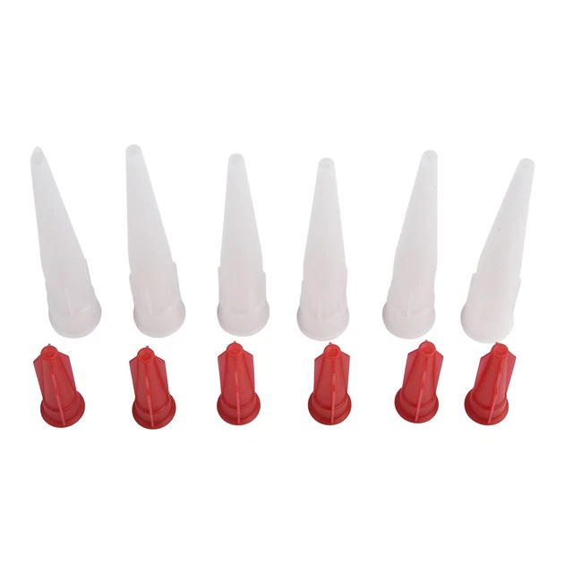 Cartridge Nozzles Buildings White Cartridge Nozzles Female Threads Silicone