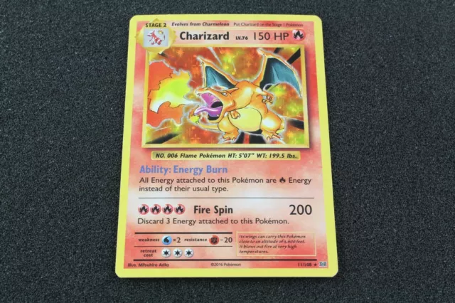 Pokemon Card Charizard XY 2016 Holo 11/108  XY Evolutions EX - Near Mint