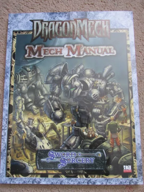 Dragonmech Mech Manuelles Schwert Zauberei Sb Rpg Gmg S&S 3.5E D20 Alliierte Mechs