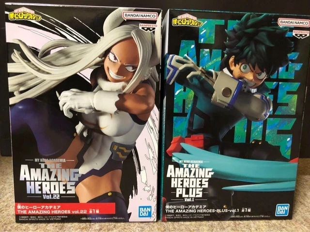 MY HERO ACADEMIA Izuku Midoriya Deku Mirko Figure Amazing Heroes BANDAI ...