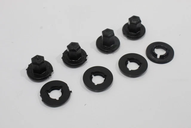 10Pcs Engine Undertray Wheel Arch Plastic Nut Clips for Audi