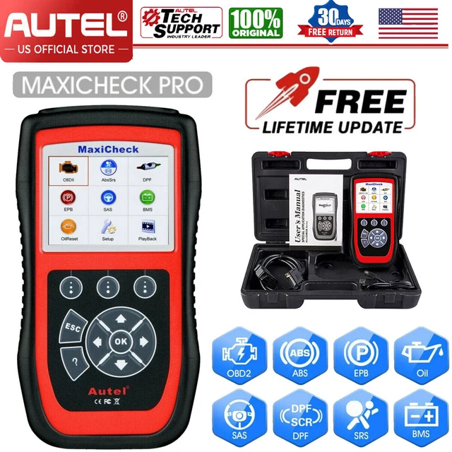 AUTEL MAXICHECK PRO for ABS Brake Auto Bleeding OBD2 Scan Diagnostic
