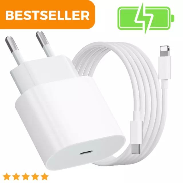 20W Ladekabel Schnell Ladegerät USB C für iPhone 11 12 13 14 Pro Max Adapter NEU