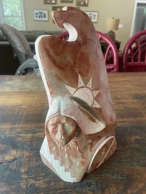 Brian Begay navajo sculpture - signed