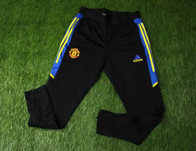 Pantaloni Calcio Calcio Manchester United England 2021/2022 Allenamento Adidas Taglia M