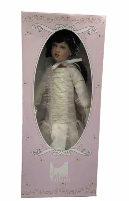 Vtg Helen Kish Jennifer Nicole White Balloon International Doll 16" Posable NIB