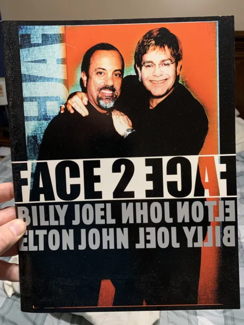 Billy Joel / Elton John Face 2 Face 2001 Concert Tour Official Program Original