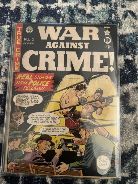 Golden Age EC Comics War Against Crime 9 Oct/Nov 1949