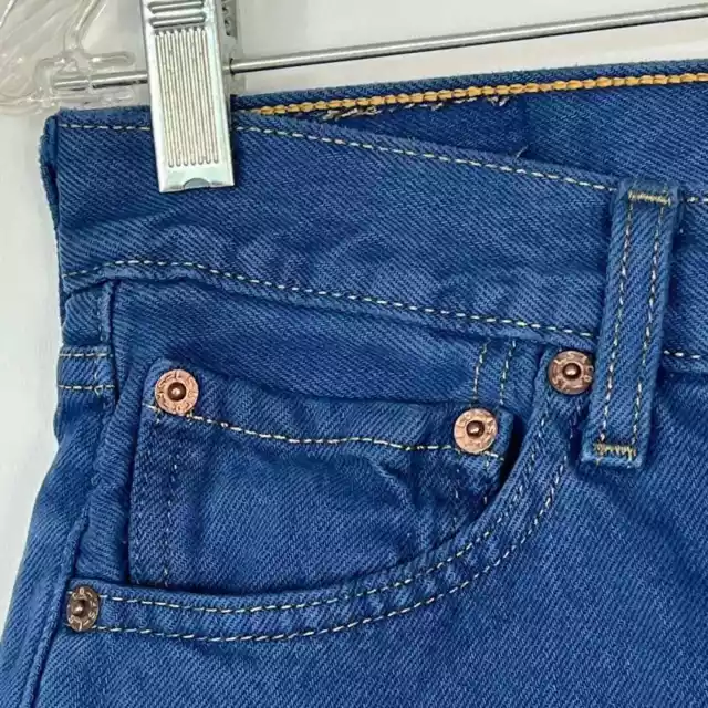 Urban Outfitters Cobalt Blue Renewal Remade Levi's Denim Skirt Early 2000's Y2K 3