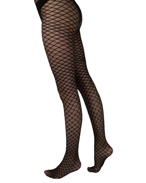 ZOKJSW 2 Pcs Collant A Rete Fishnet Stockings Calze A Vita - Foto 7
